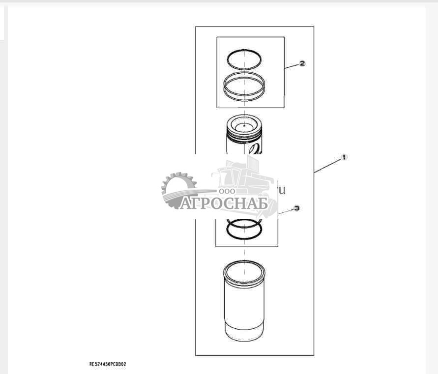 9901 Комплект поршнягильзы 